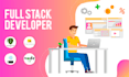develop full stack web application with react js and laravel