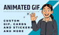 create custom animated gifs for instagram and social media