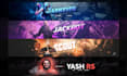 make youtube and social media headers