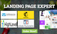 design landing page on mailchimp, getresponse, clickfunnels