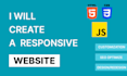 be your front end web developer using html CSS js bootstrap