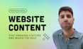 write professional website content