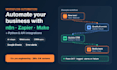 automate workflows with n8n, zapier, make and API integrations
