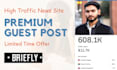 publish a guest post on premium site