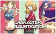 illustrate comic and anime style characters for you