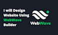build and design your website using webwave website builder