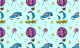 create kids seamless pattern design