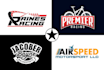design car racing team and motorsports logo