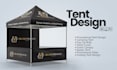 design tent, table cover, flag and canopy tent