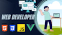 design and fix web pages in HTML, CSS, javascript, react js, vue js