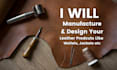 manufacture customized leather products jackets, wallets etc