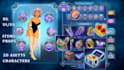 create professional design UI 2d game, buttons, match, props