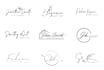 design elegant hand written signature logo
