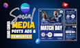 design high converting social media posts ads  templates using canva