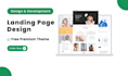 design a stunning landing page using divi theme