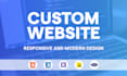 develop html website, landing page, modern and responsive