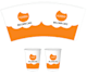 do creative paper cups, paper bags, sandwich wrappers design