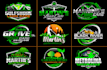 do snow removal, agriculture, landscape and lawn care logo