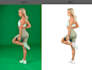 the green screen background remove  from the photos