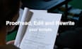 proofread, edit, and rewrite your script