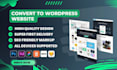 convert webflow, psd, xd, html, wix, figma to wordpress website