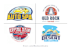 do auto detailing and car wash service cleaning logo