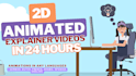 create attractive 2d cartoon animation and explainer video