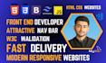 create responsive websites design in HTML CSS javascript