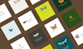 create a designer insect butterfly dragonfly bee logo