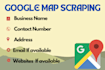 do google map scraping business data with emails