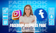 setup facebook business page, instagram page