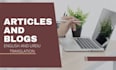 write articles and blogs post