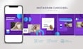 editable canva templates for instagram, linkedin carousel designs