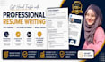 write a professional resume maker and tech CV writing service within 6 hours