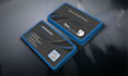 design 2 sided business card print ready with free qr code