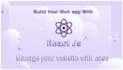 be your front end web developer in react js and javascript