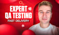 test and QA your website or app for bugs and usability