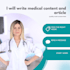 write high quality medical content and article