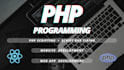 write PHP scripts and make full PHP websites and web apps
