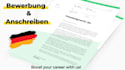 write professional ats optimized german cover letter, anschreiben