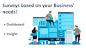 create surveys and summarize data in dashboards