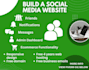 build a social media site like facebook but simple