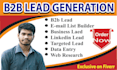 do b2b lead generation linkedin research and data entry