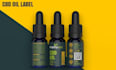 design impressive cbd labels, hemp oil, and bottle labels