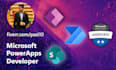 develop custom powerapps with sharepoint as the data source