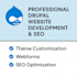 customize your drupal website with SEO, webforms and full support