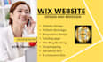 build wix website design, wix website redesign, wix booking
