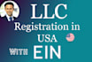 register US llc in wyoming and get ein