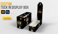 design retail display box and countertop display box with 3d