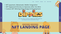 create nft landing page , minting page and smart contract
